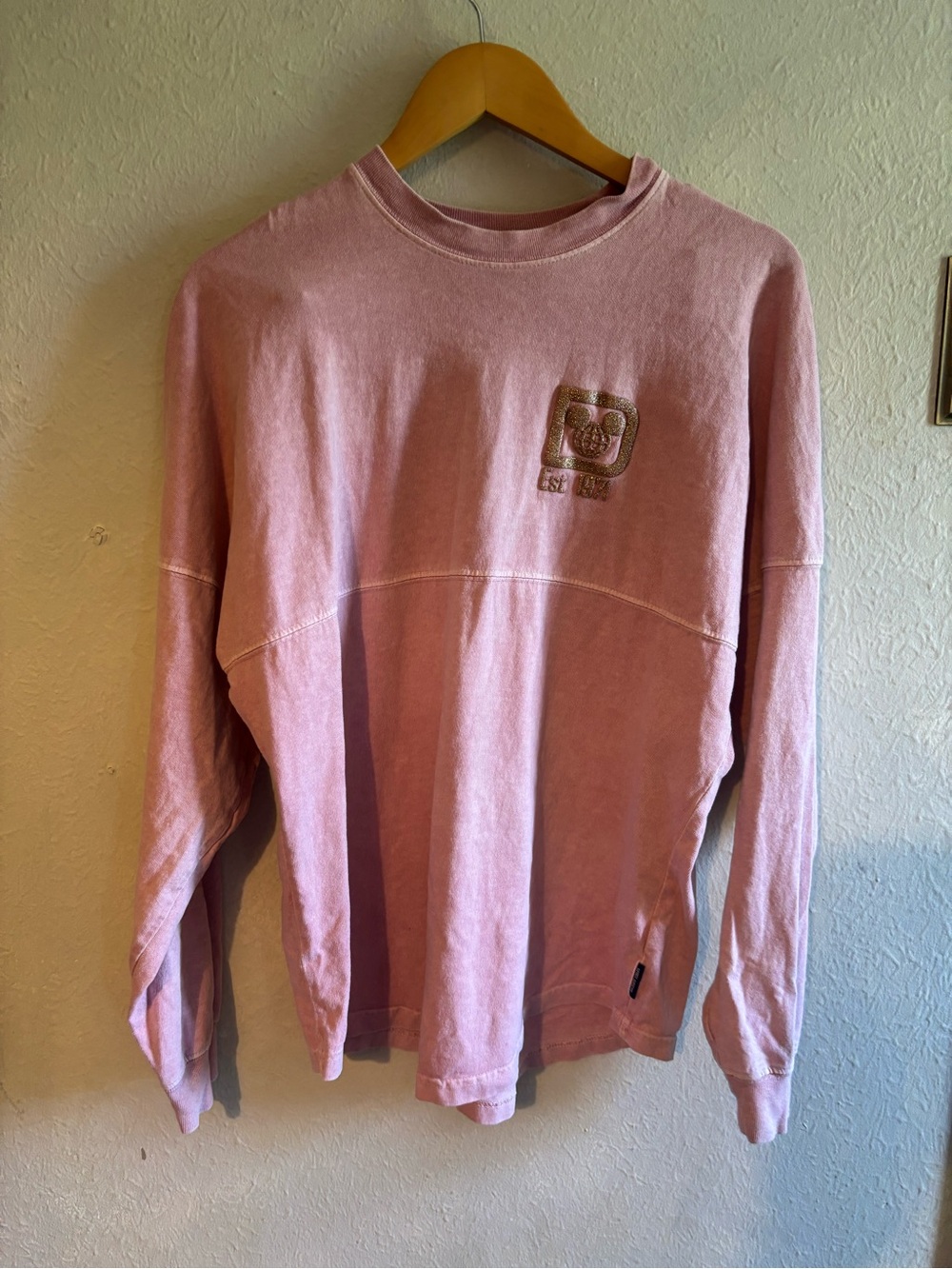 Disney Vintage-Style‎ Pink Crewneck Spirt Shirt
